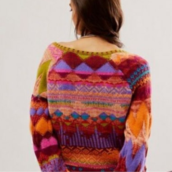 Free People | Lydia Monochrome Pullover | Medium - Picture 10 of 11